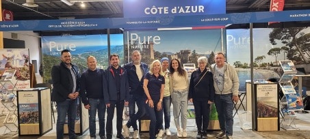 Stand Côte d'Azur France au Salon Run Experience Paris 2023