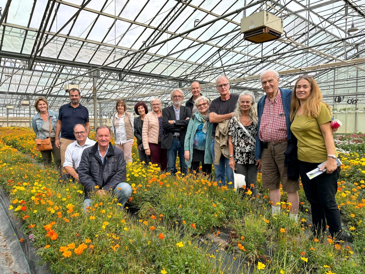 Visite une exploitation agricole de Gattières