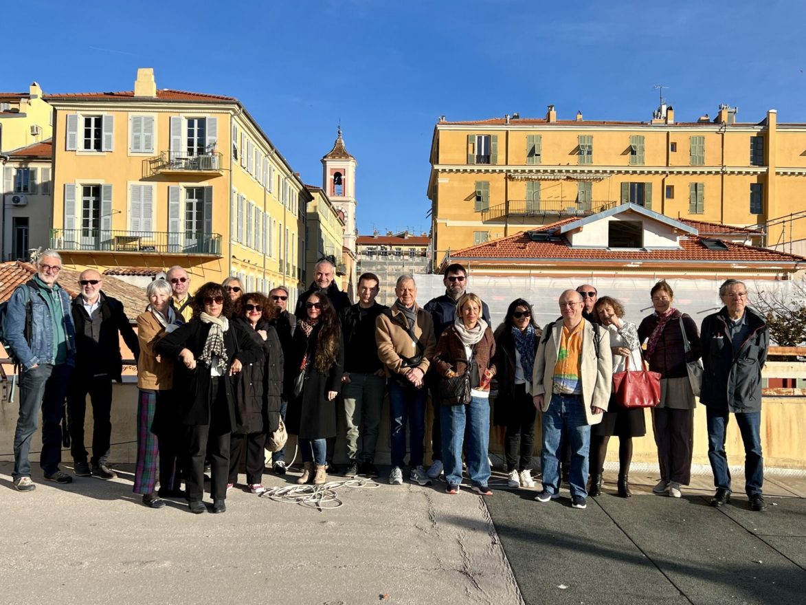 Groupe participant à un eductour à Nice