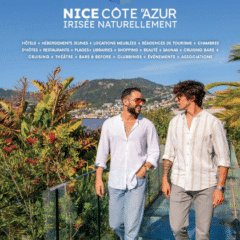 Couverture du guide "Nice Irisée naturellement" 2024/2025