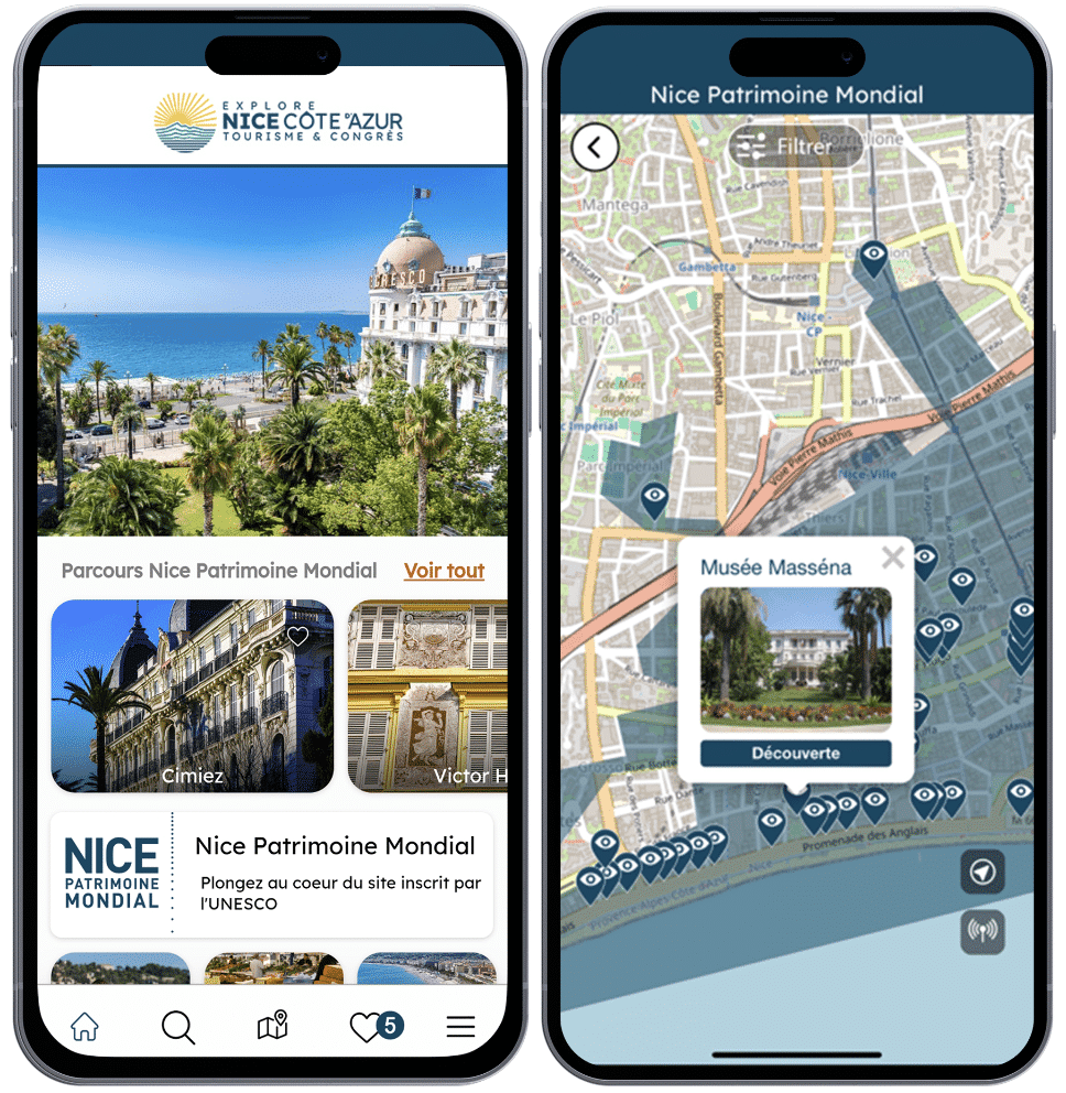 Application Nice Côte d'Azur