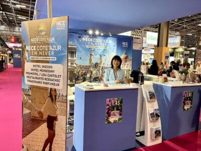 Stand de l'Office de Tourisme Métropolitain Nice Côte d'Azur à l'IFTM Paris 2024